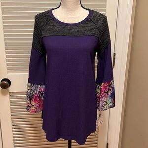 47. Caleaas Tunic in Purple Multi